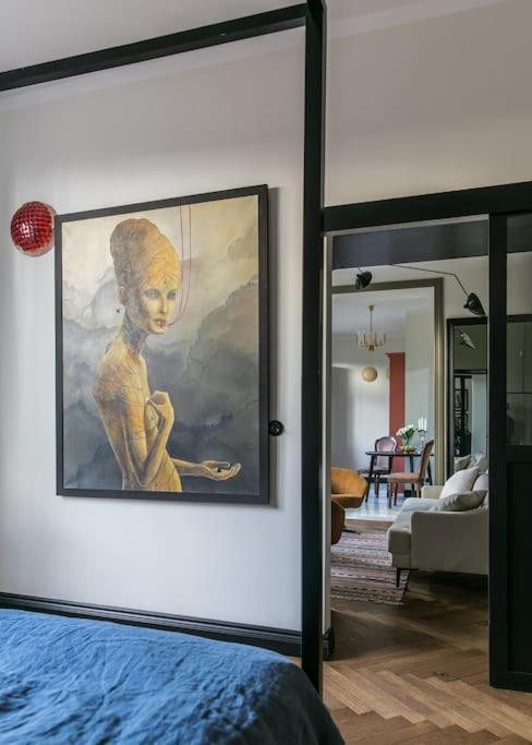 ורשה Dark Blue Apartment מראה חיצוני תמונה