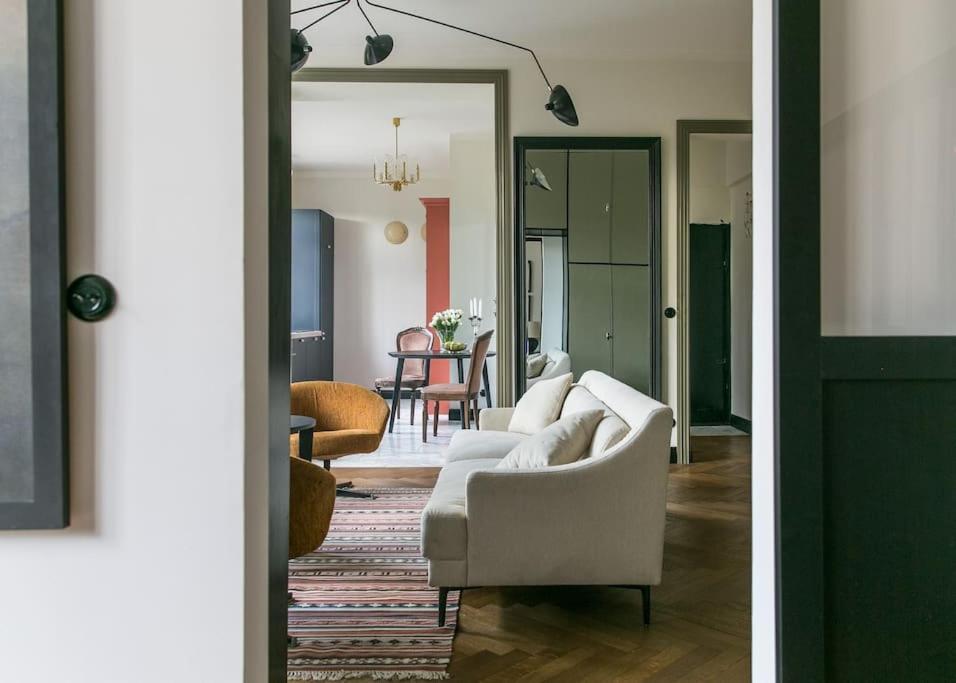 ורשה Dark Blue Apartment מראה חיצוני תמונה