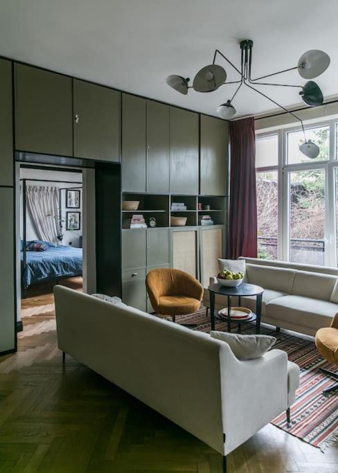 ורשה Dark Blue Apartment מראה חיצוני תמונה