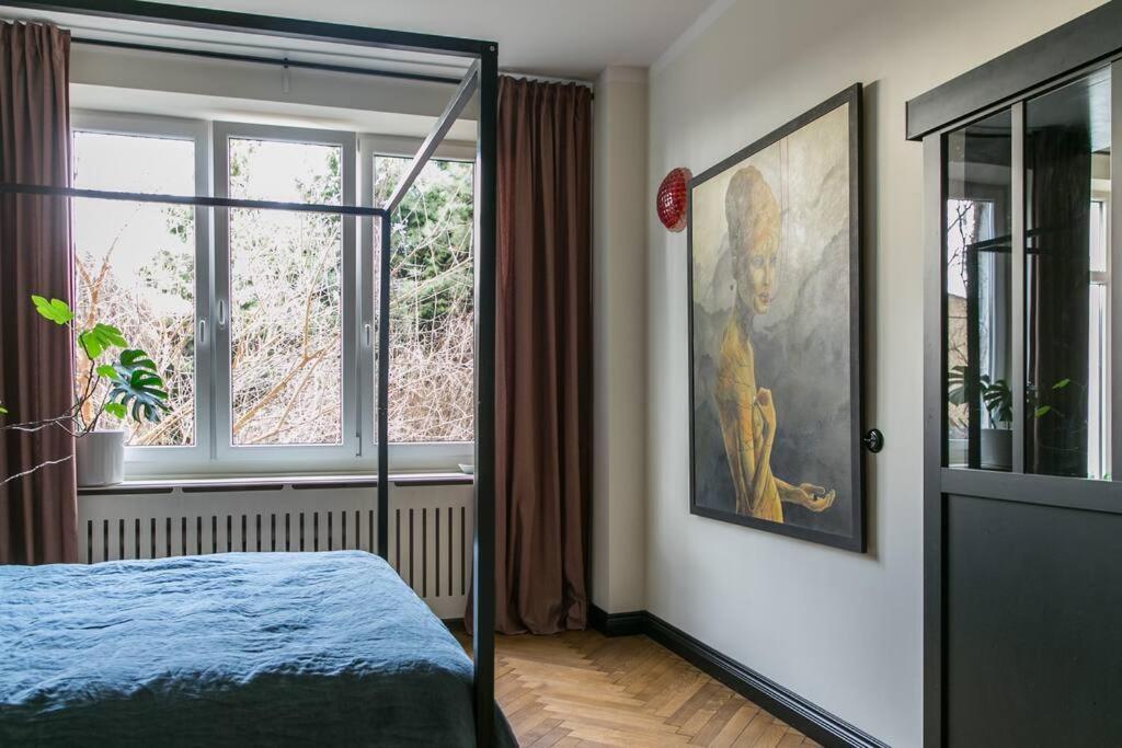 ורשה Dark Blue Apartment מראה חיצוני תמונה