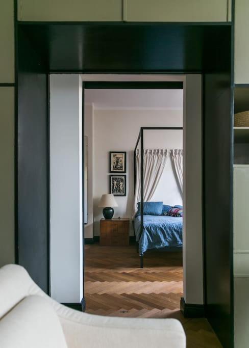 ורשה Dark Blue Apartment מראה חיצוני תמונה