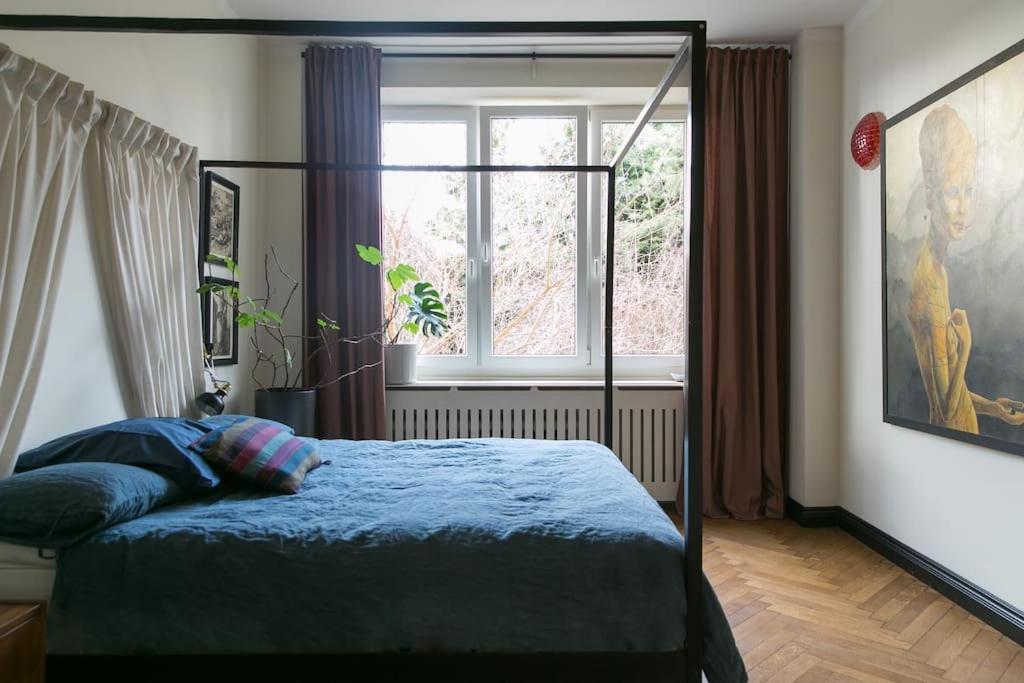 ורשה Dark Blue Apartment מראה חיצוני תמונה
